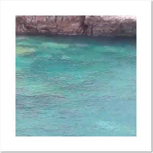 Blue sea Waves Posters and Art